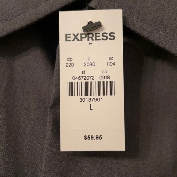 Express, button down shirt, large, modern fit - Picture 3 of 3